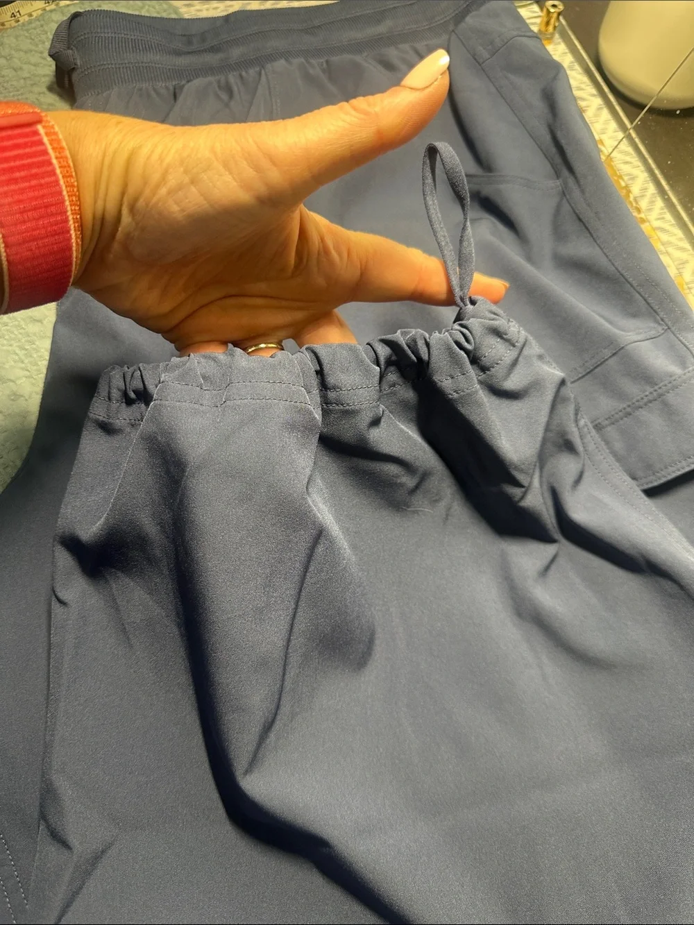 Ladies Blue Capri pants Sz 3X by RBX - Picture 2 of 8